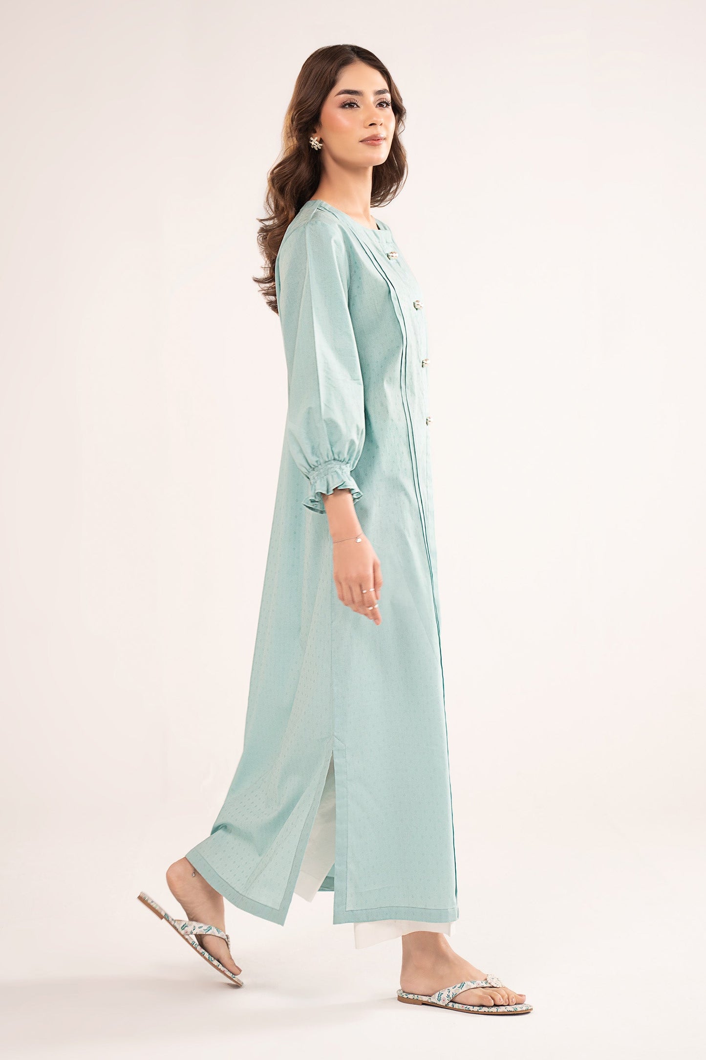 Dyed Dobby Cotton Shirt