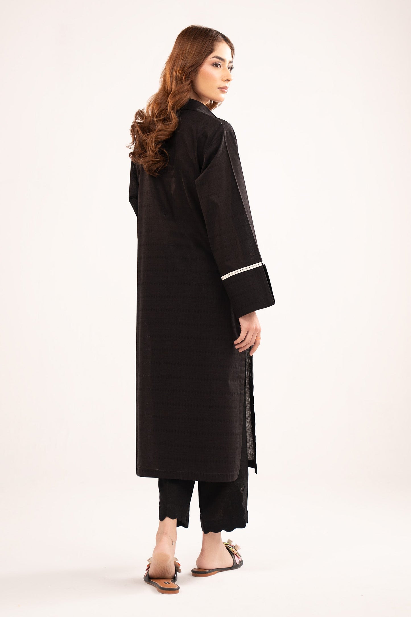 Dyed Dobby Cotton Shirt