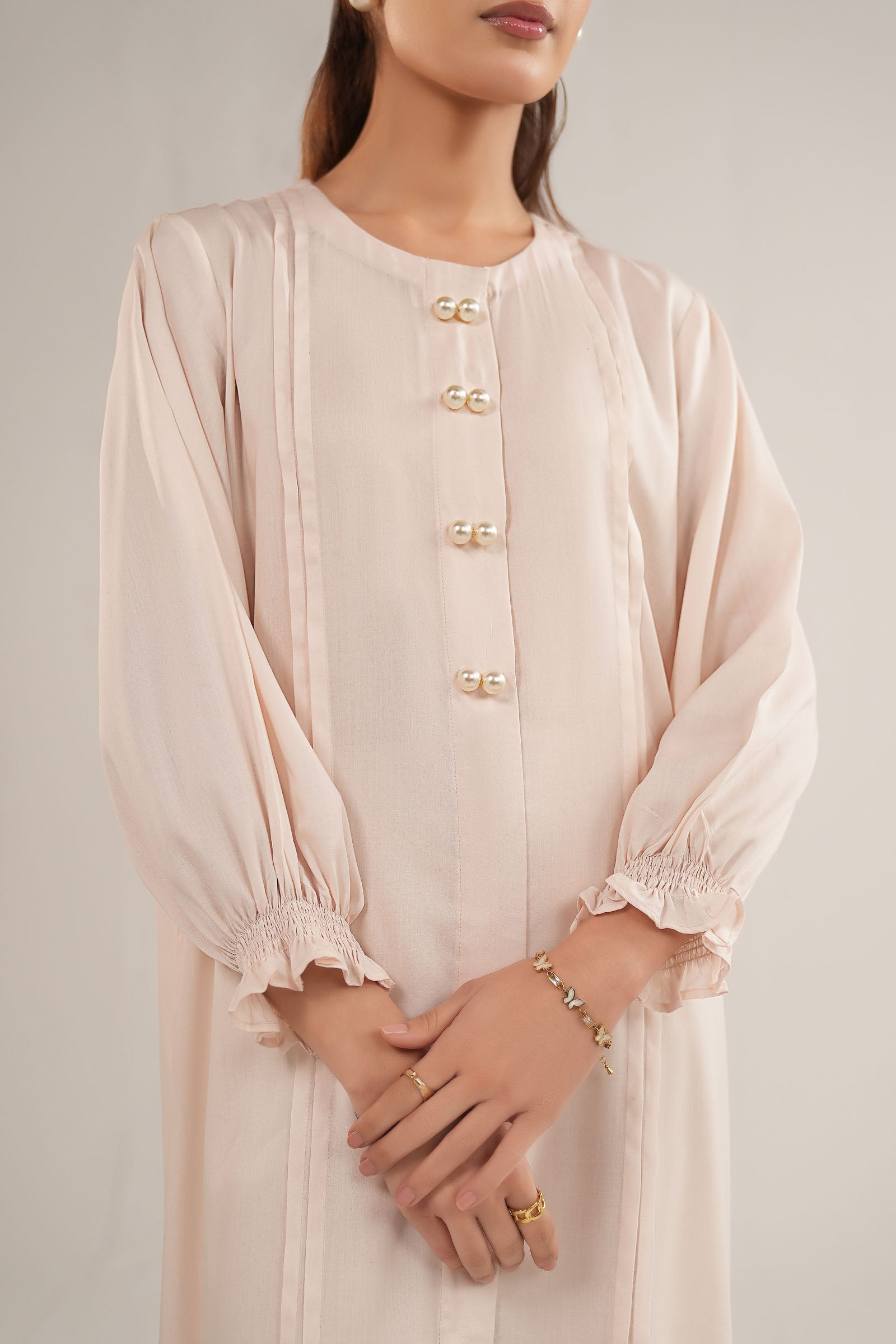 Dyed Arabic Lawn Shirt