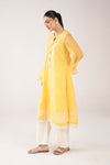 Embroidered Cationic Chiffon Shirt