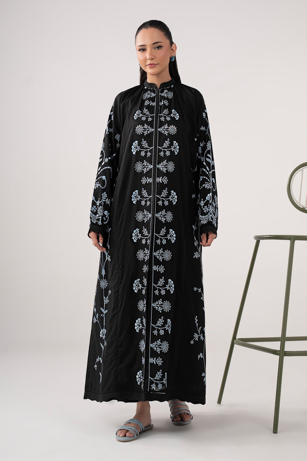 Embroidered Lawn Dress