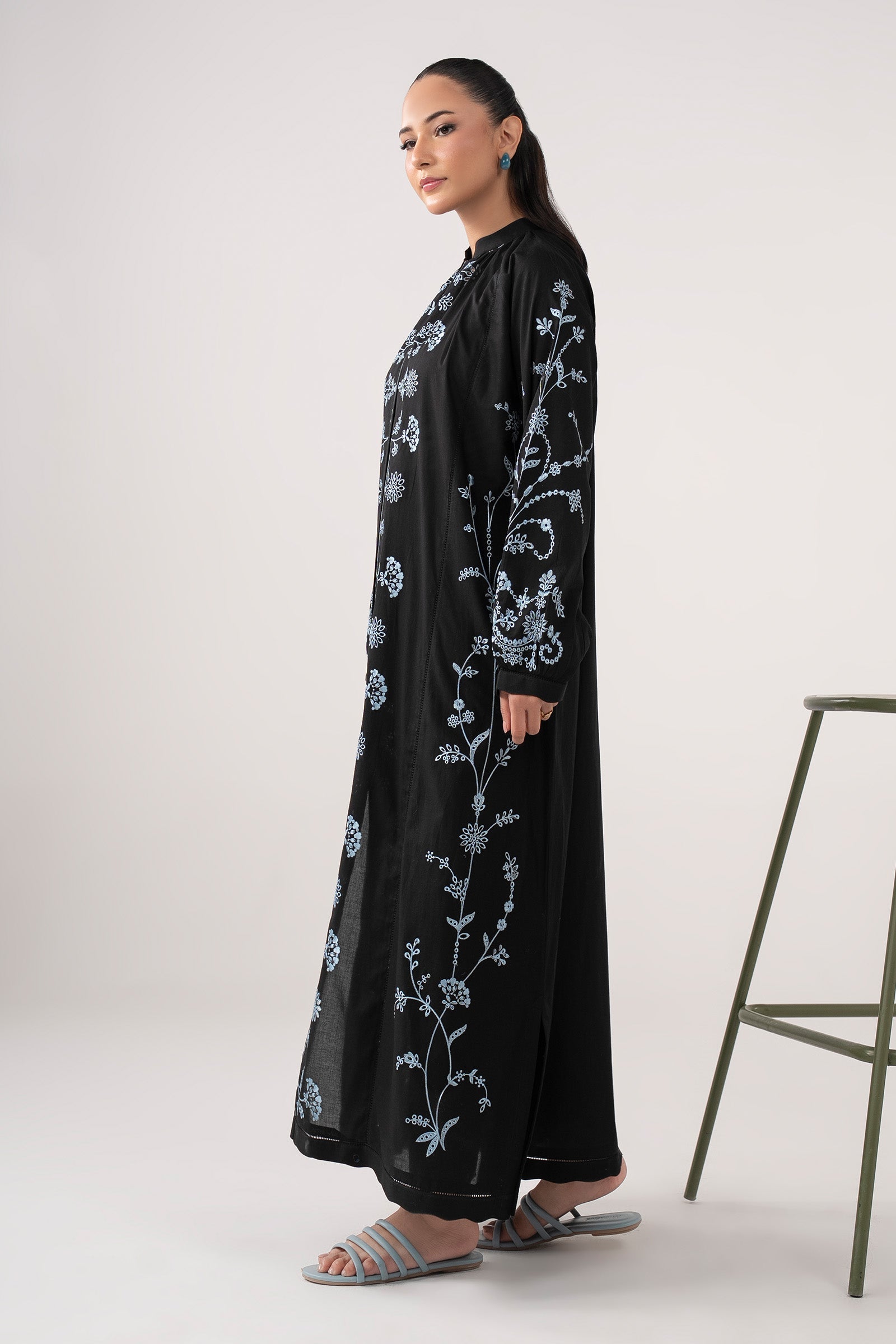 Embroidered Lawn Dress