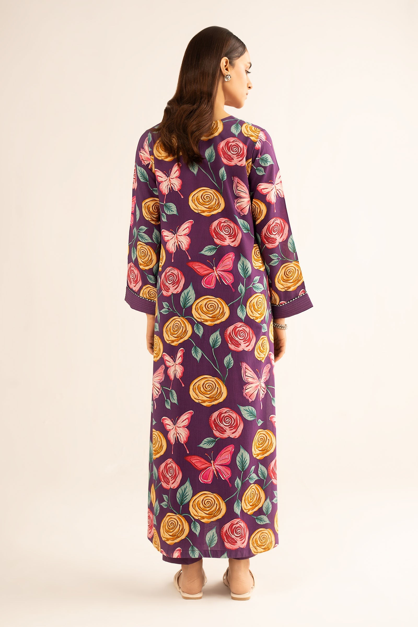 Printed Arabic Lawn Shirt