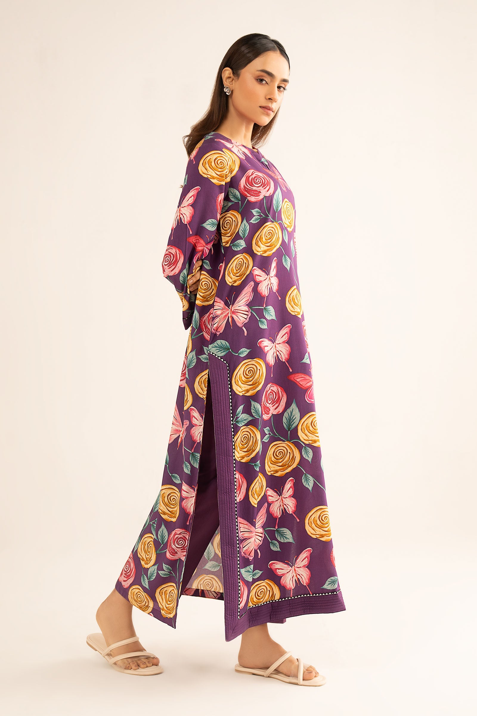 Printed Arabic Lawn Shirt