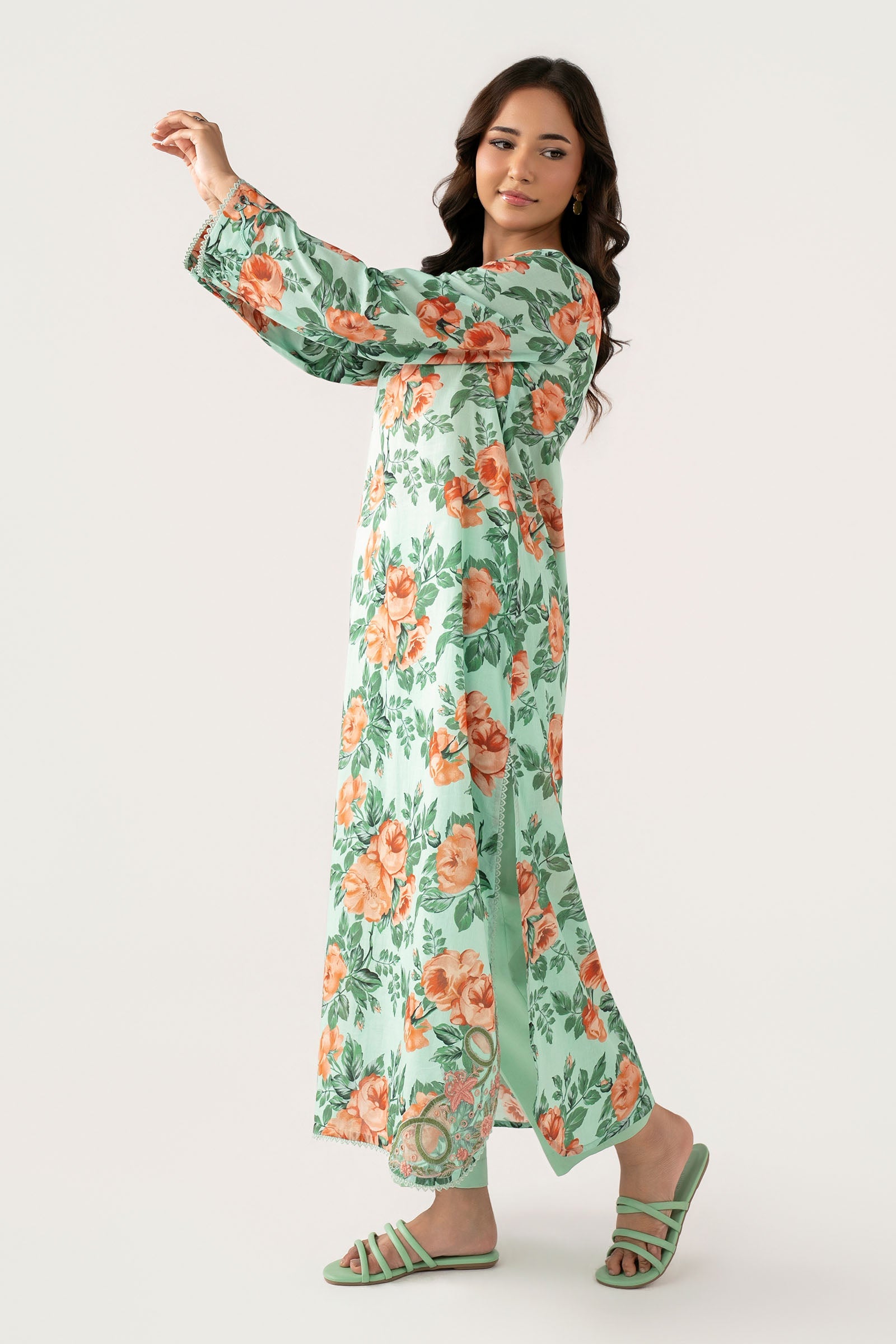 Embroidered Lawn Shirt