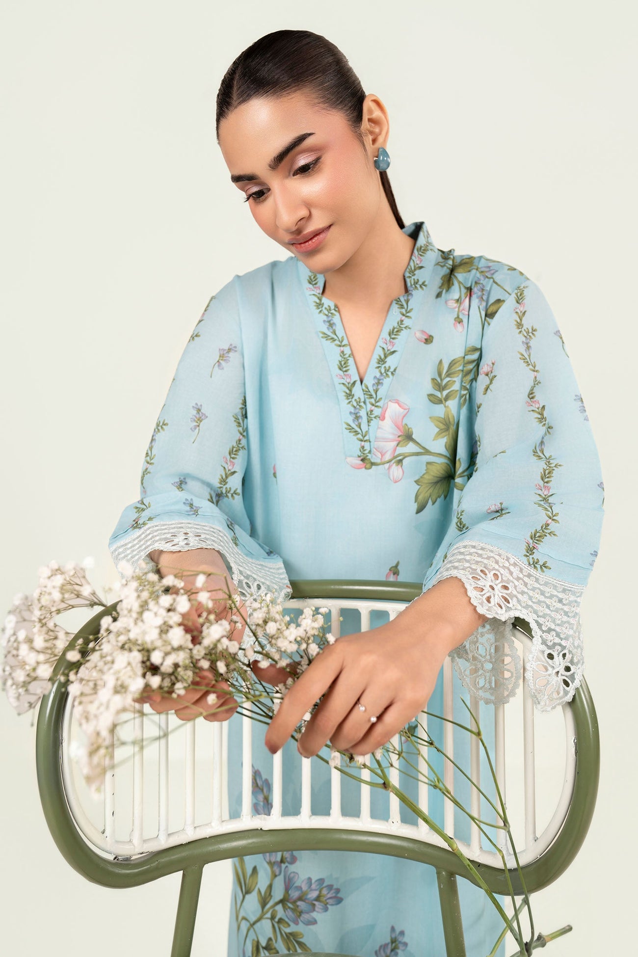 Embroidered Lawn Shirt