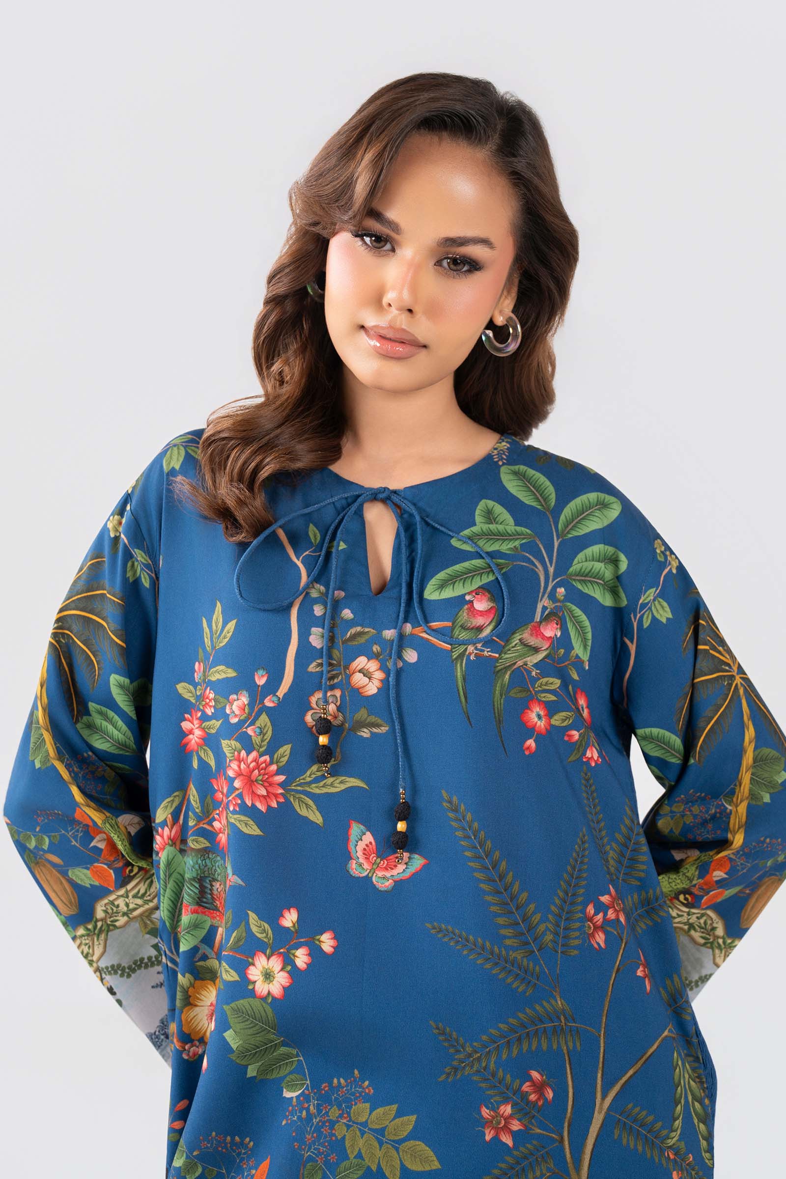 Embroidered Arabic Lawn Shirt