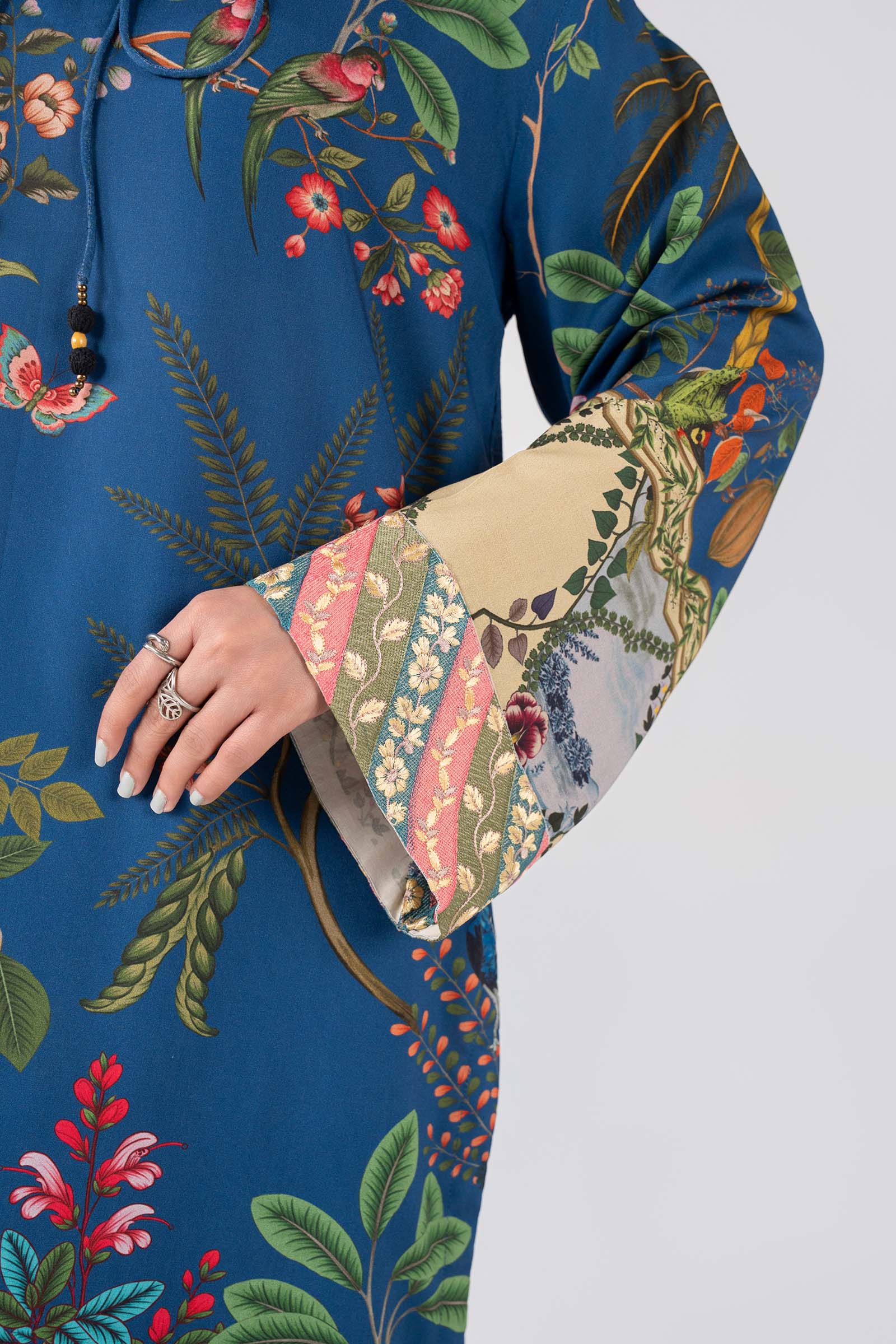Embroidered Arabic Lawn Shirt