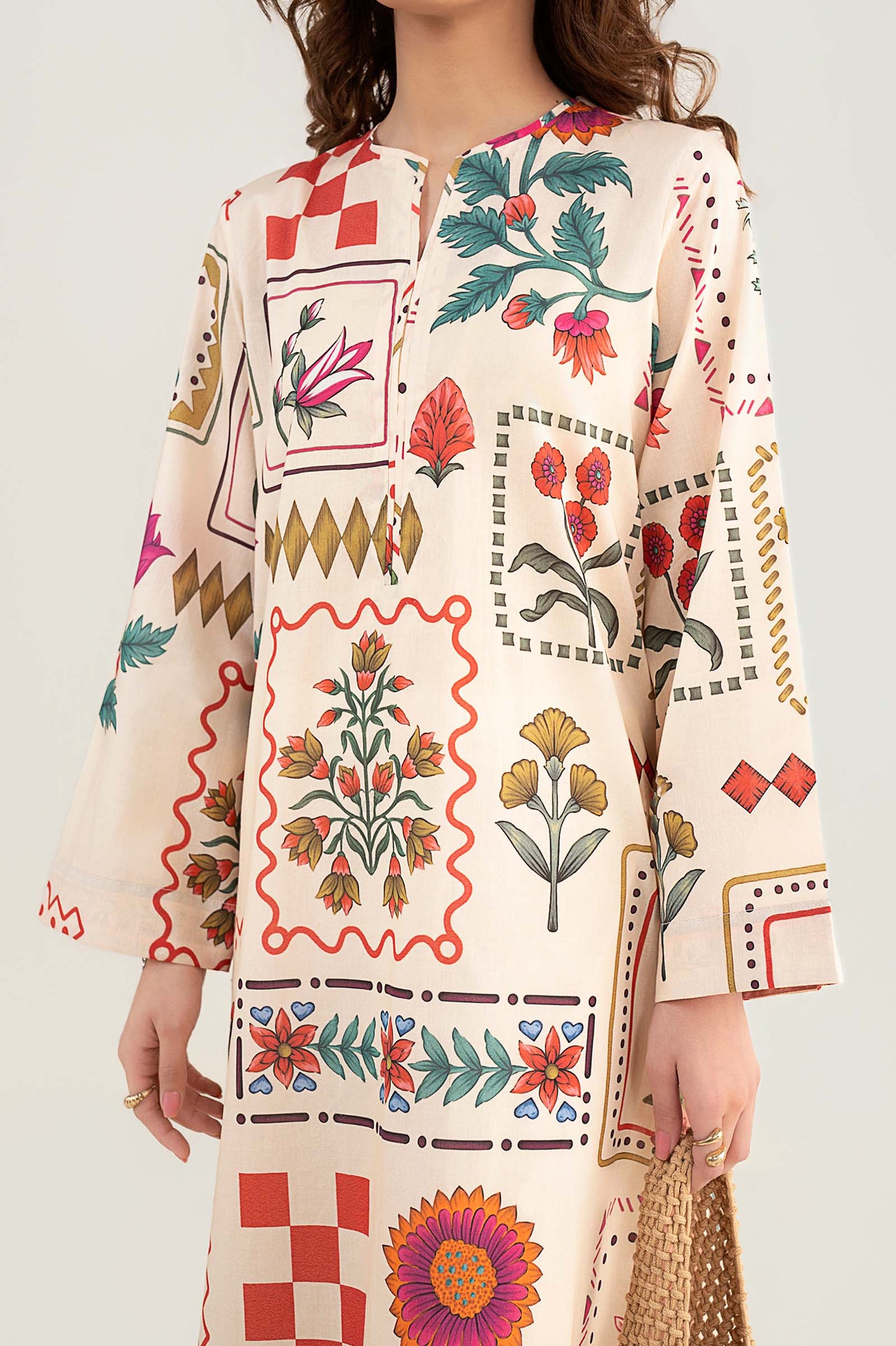 Embroidered Lawn Shirt