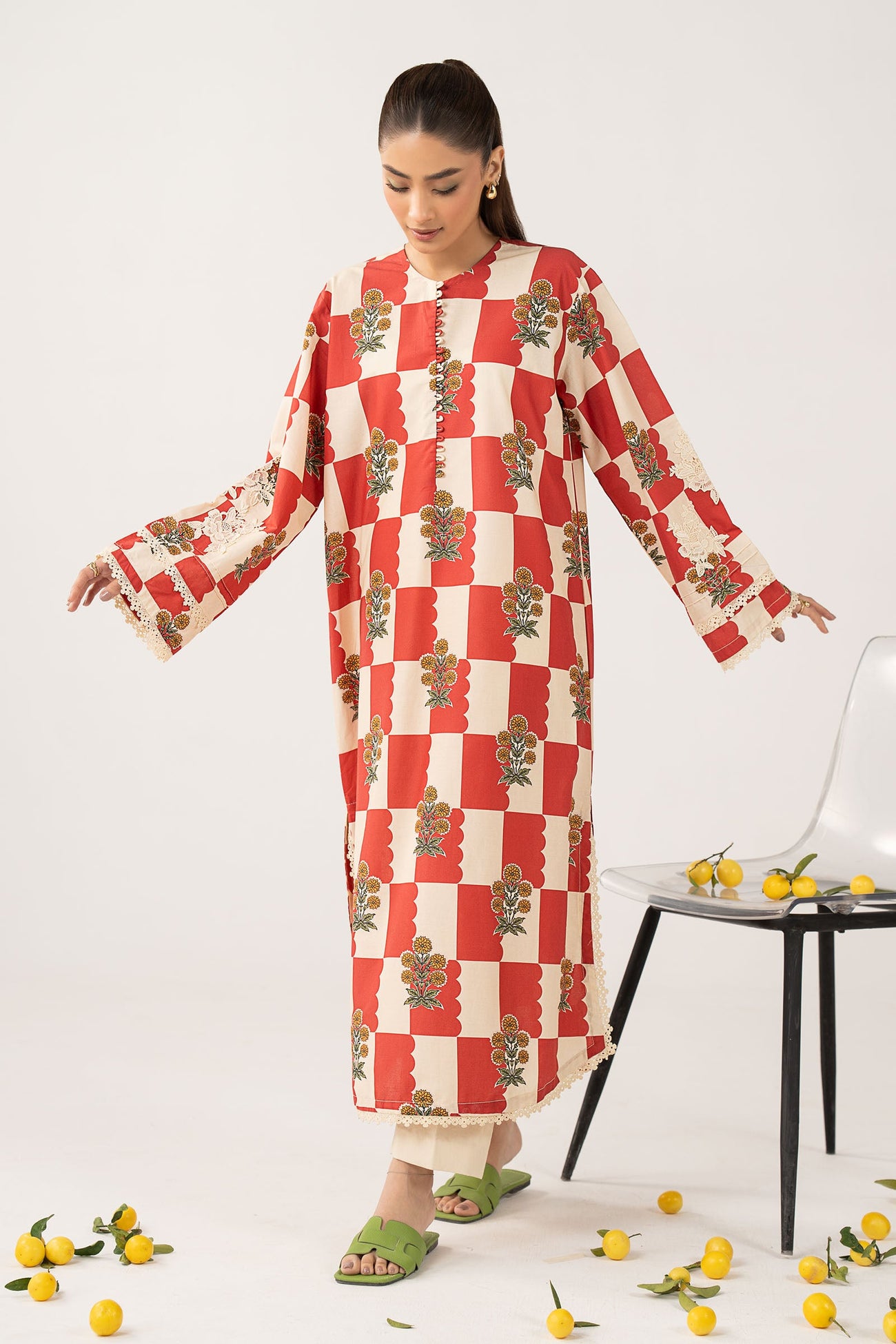 Printed Cambric Shirt