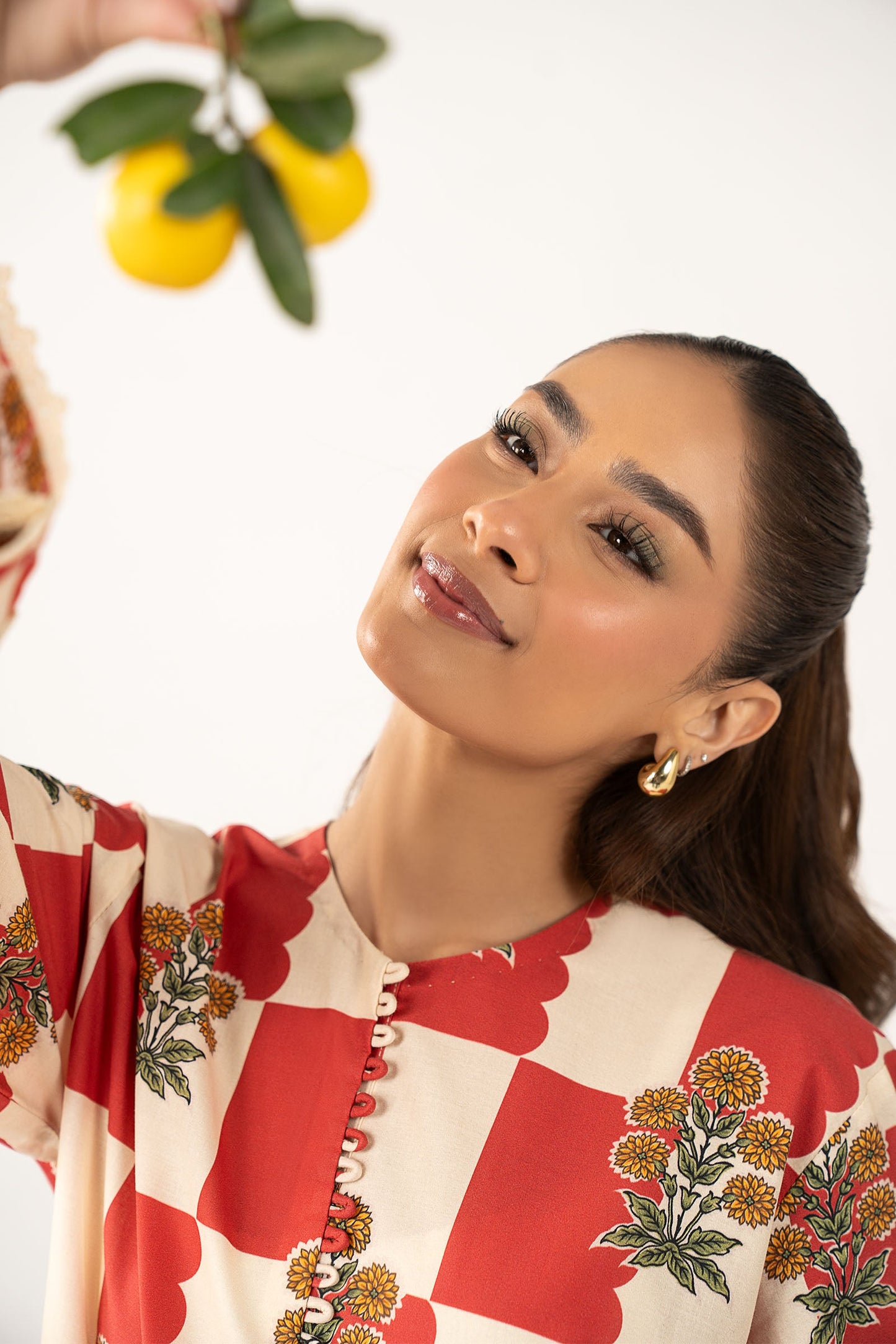 Printed Cambric Shirt