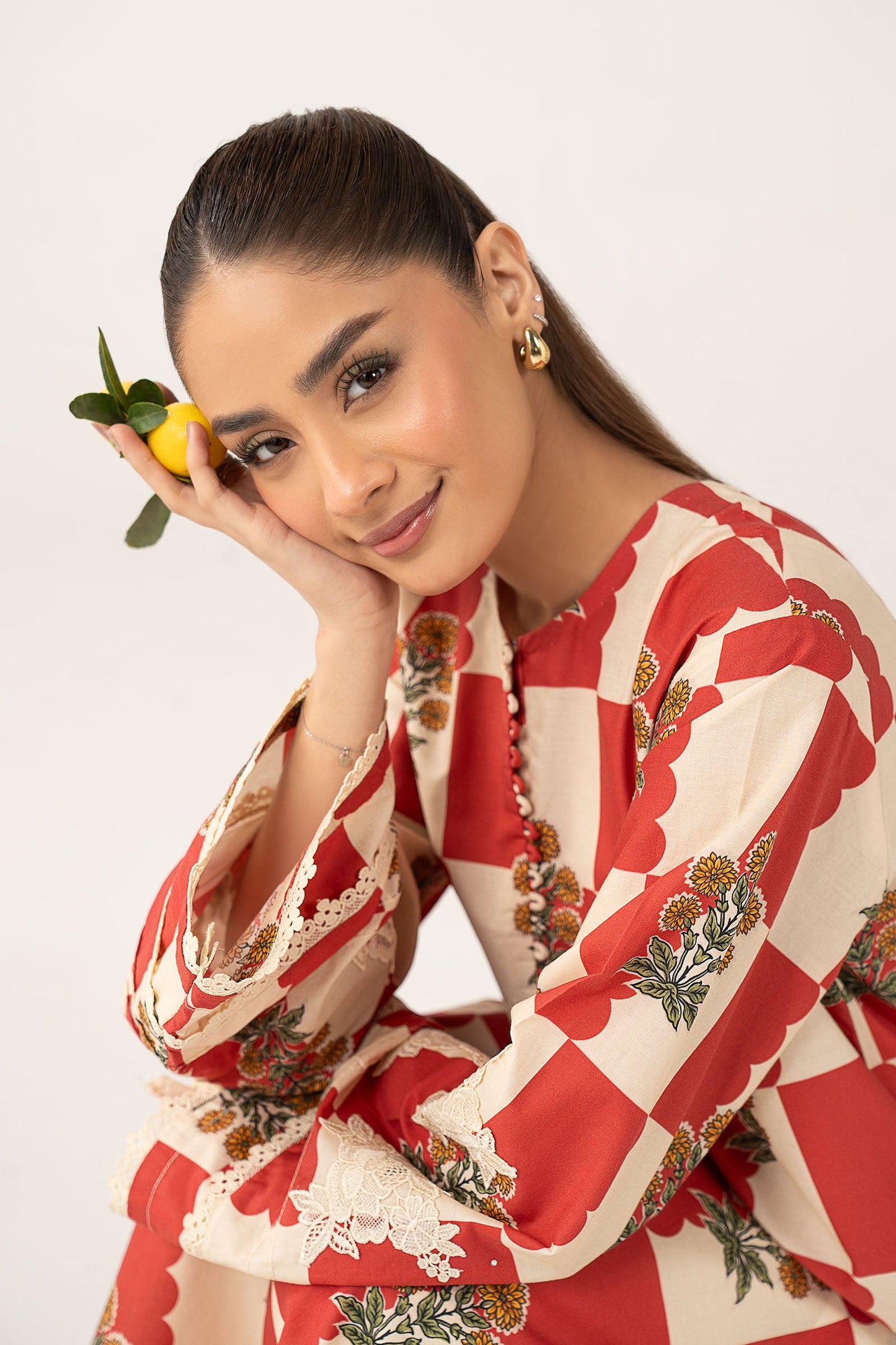 Printed Cambric Shirt