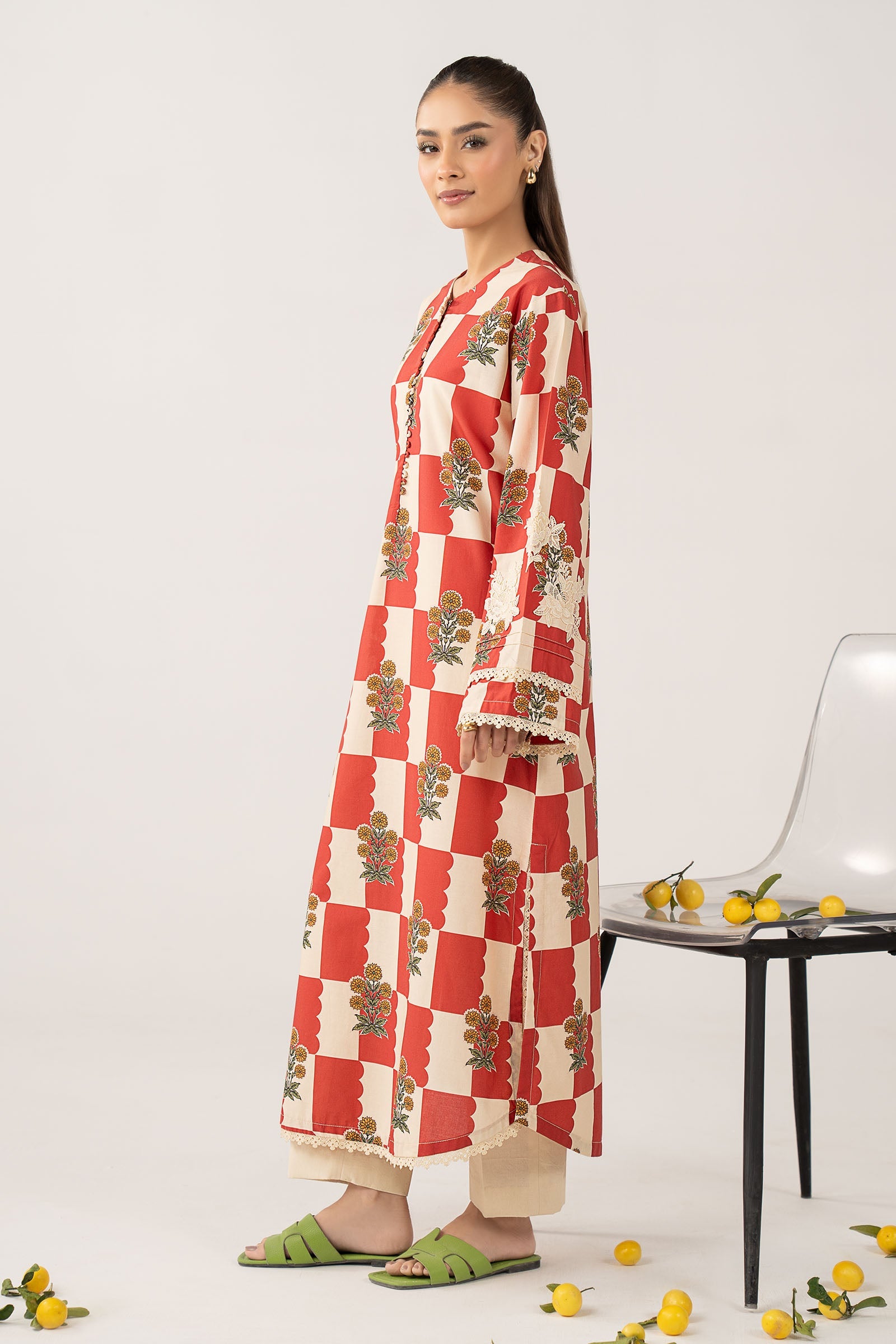 Printed Cambric Shirt