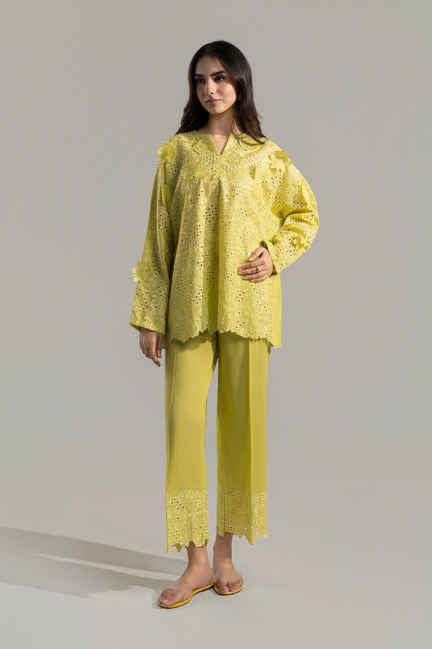 2 Pc Embroidered Lawn Suit