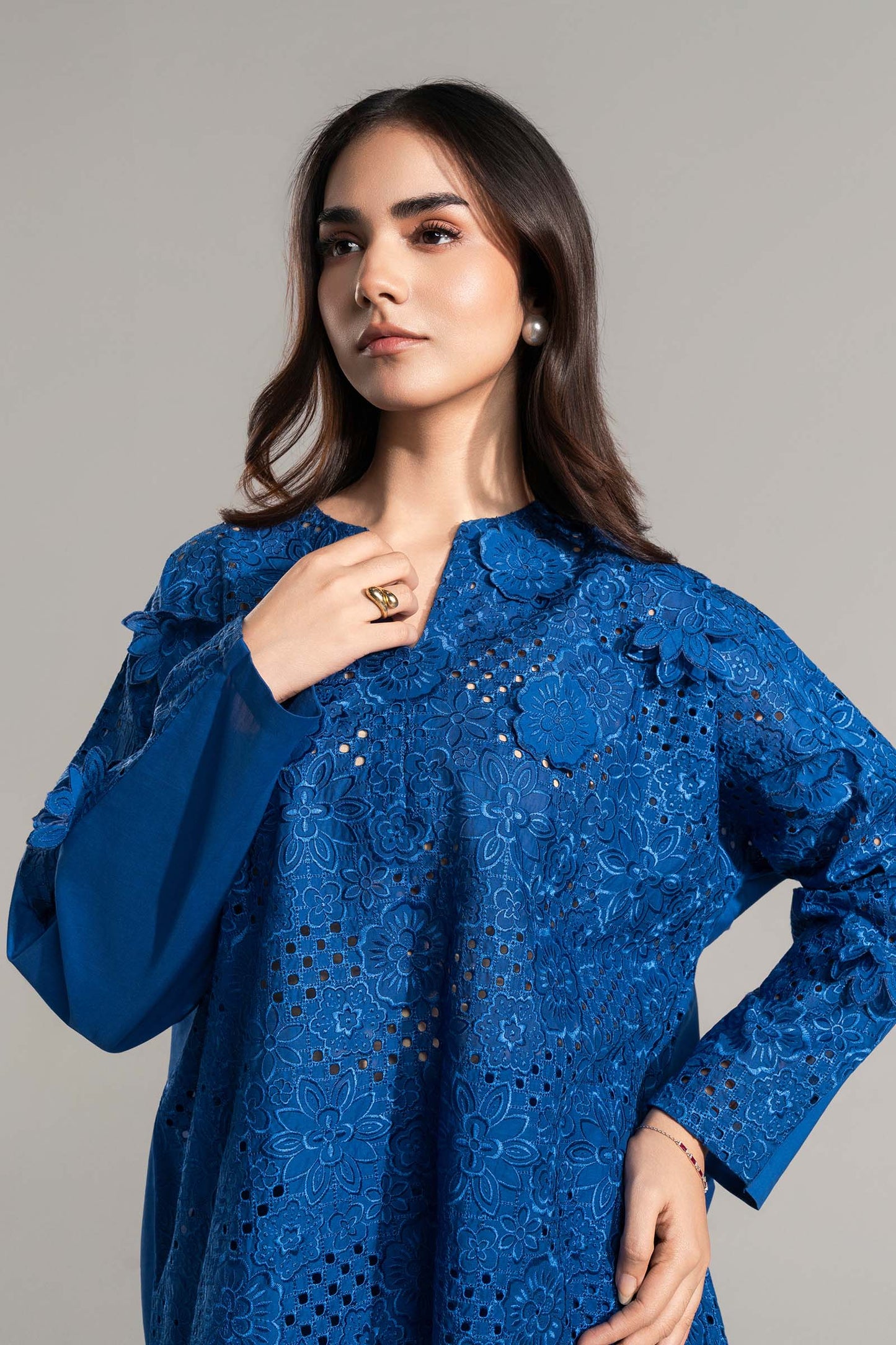 2 Pc Embroidered Lawn Suit