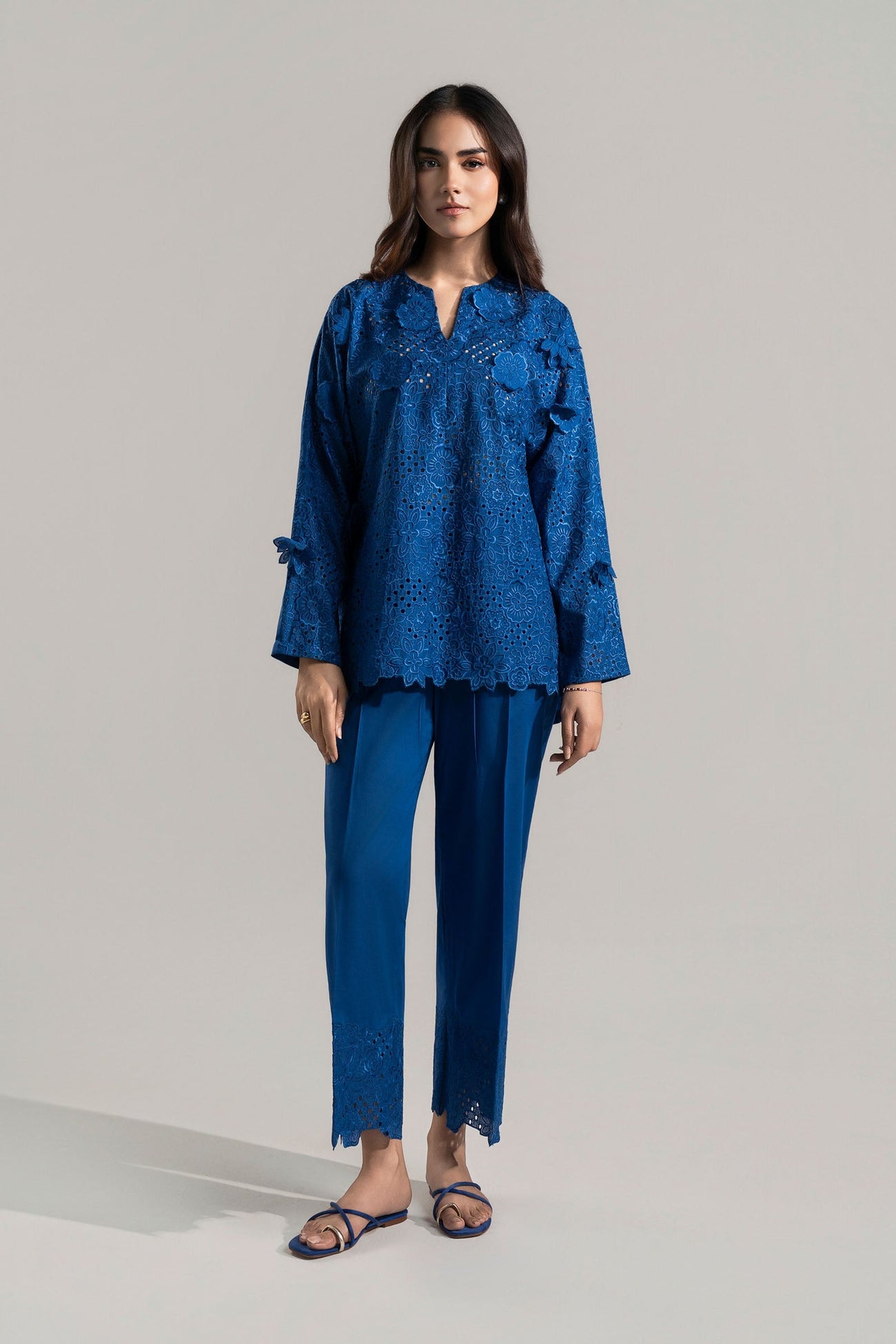 2 Pc Embroidered Lawn Suit