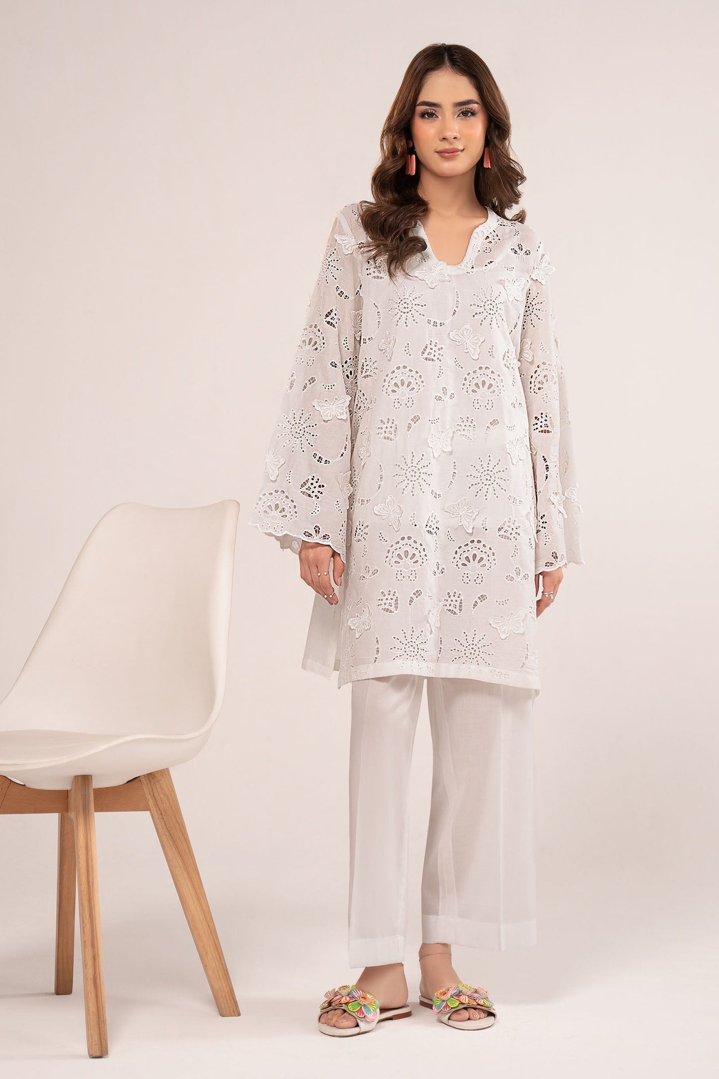 2 Pc Embroidered Lawn Suit