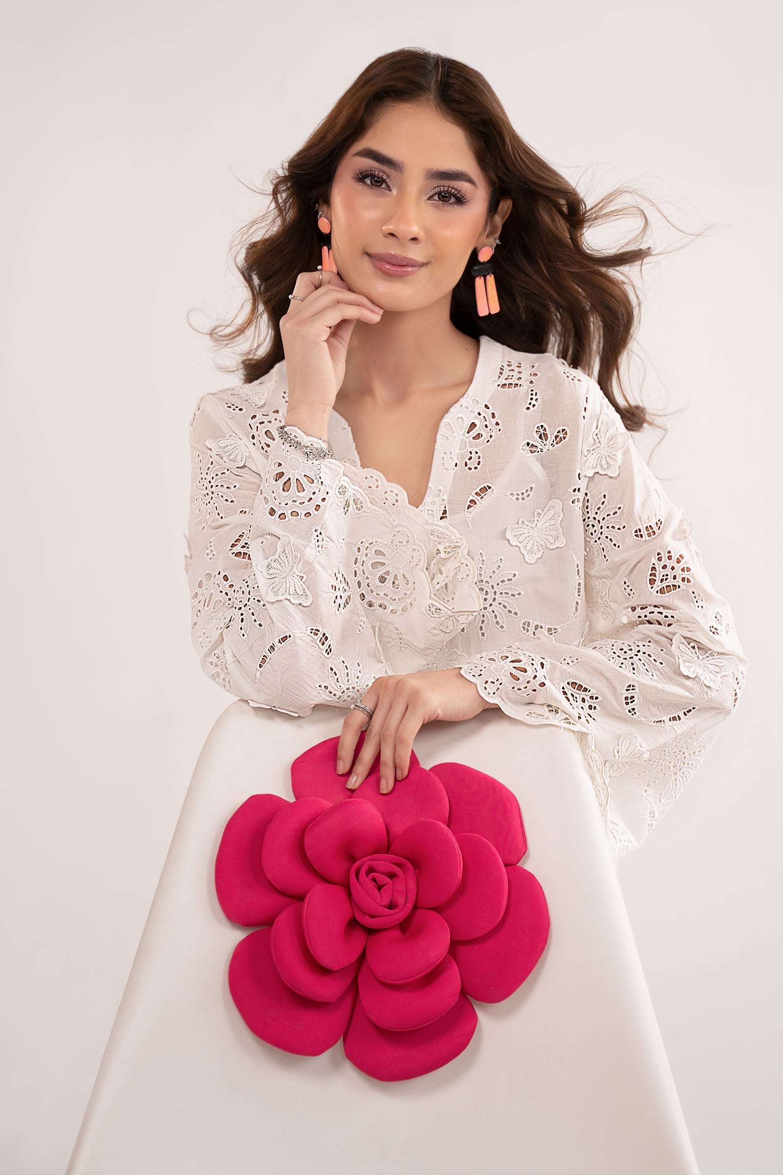 2 Pc Embroidered Lawn Suit