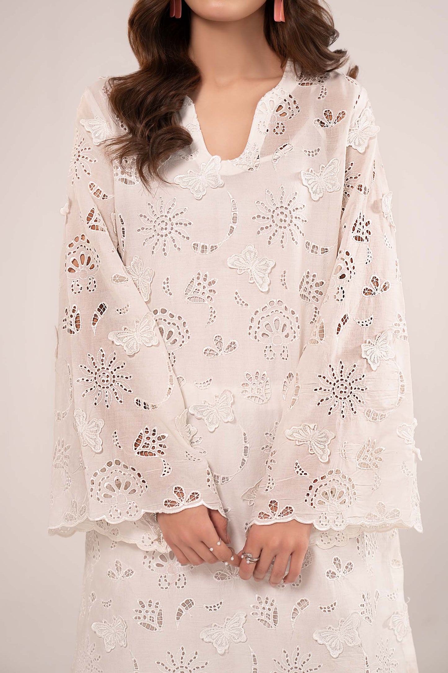 2 Pc Embroidered Lawn Suit