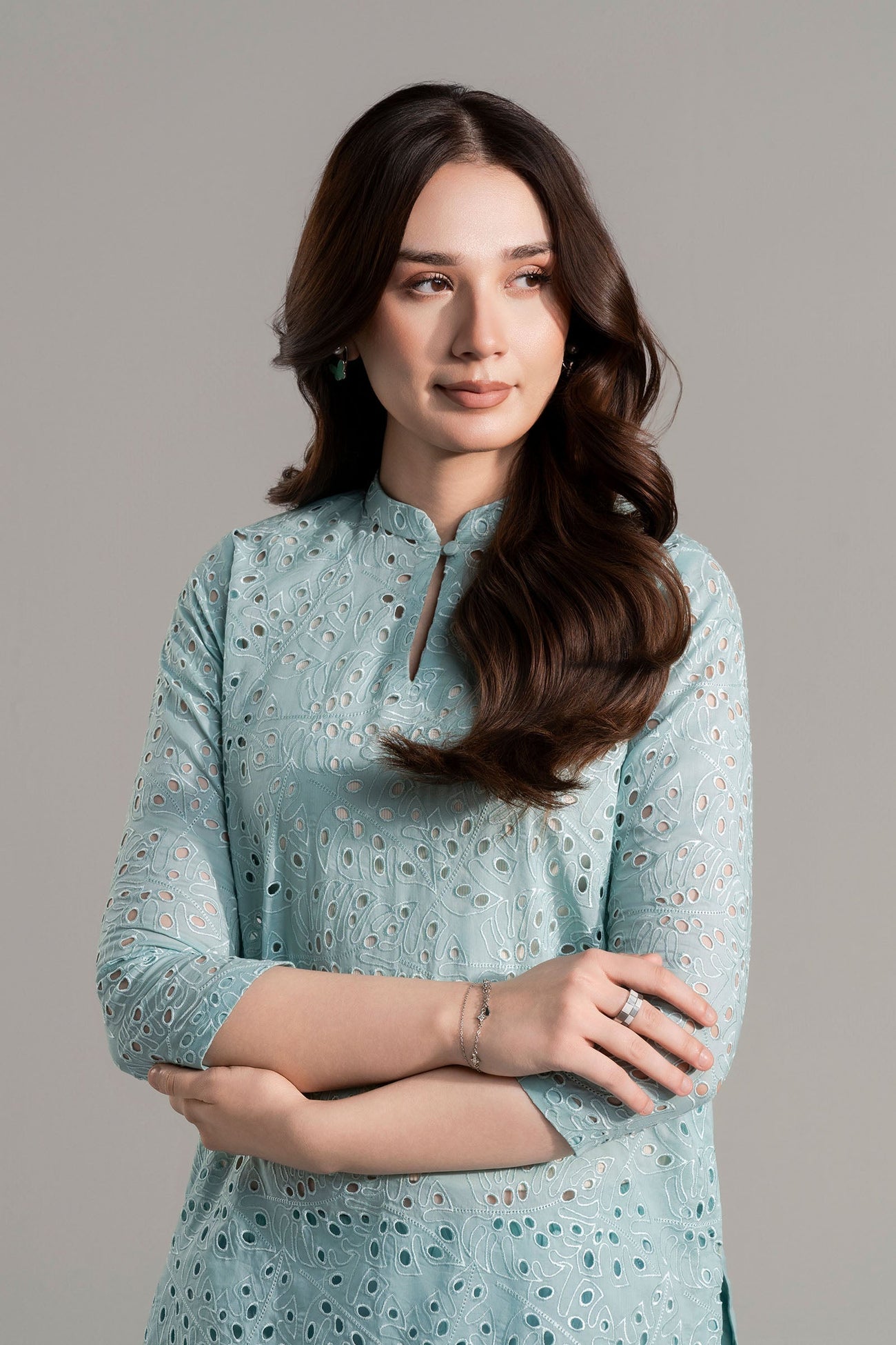 2 Pc Embroidered Lawn Suit