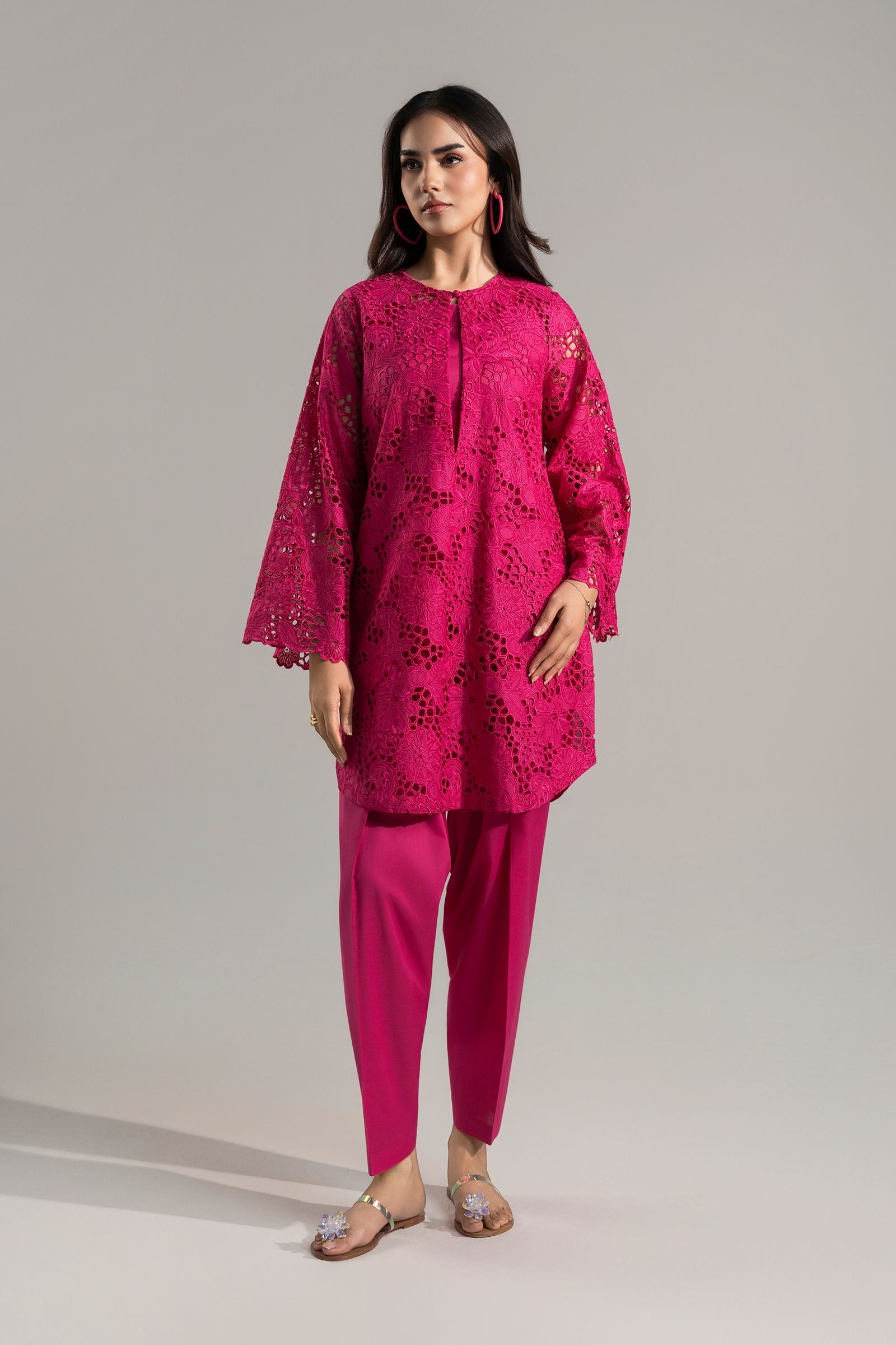 2 Pc Embroidered Lawn Suit
