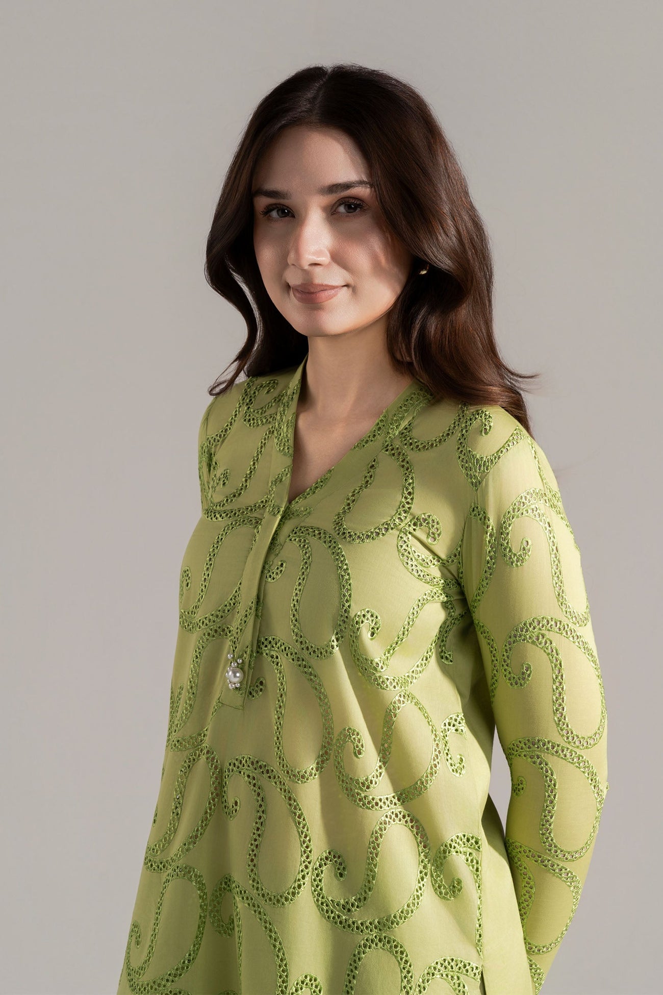 2 Pc Embroidered Lawn Suit