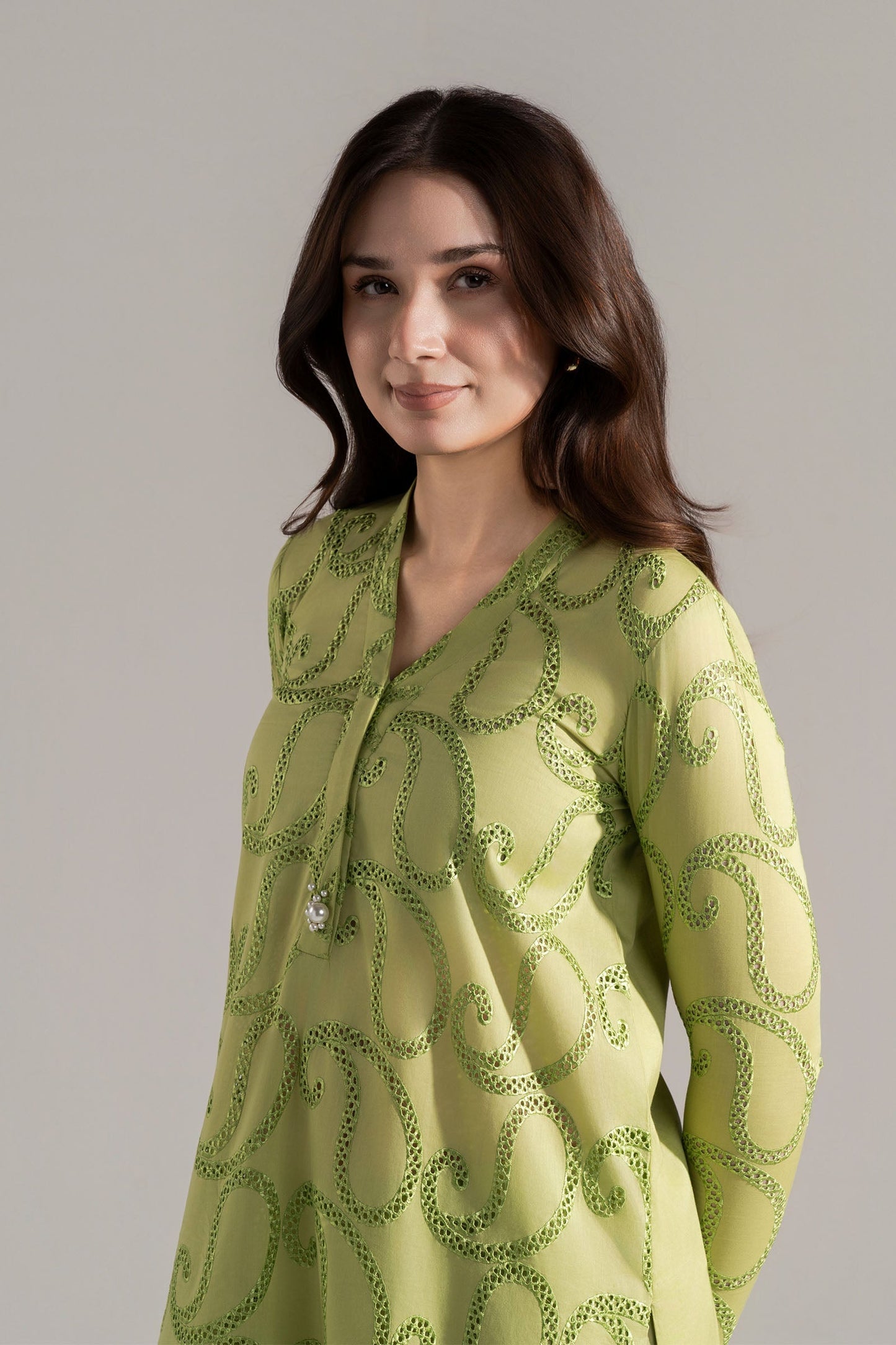 2 Pc Embroidered Lawn Suit