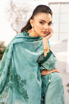 3 Pc Unstitched Embroidered Lawn Suit | MB-CUS25-708B