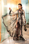 3 Pc Unstitched Embroidered Lawn Suit | MB-CUS25-713B