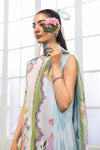 3 Pc Unstitched Embroidered Lawn Suit