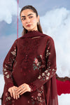 3 Pc Unstitched Embroidered Lawn Suit