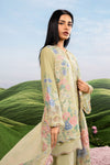 3 Pc Unstitched Embroidered Lawn Suit