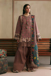 3 Pc Unstitched Embroidered Slub Khaddar Suit
