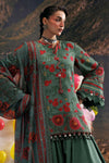 3 Pc Unstitched Embroidered Slub Khaddar Suit