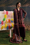 3 Pc Unstitched Embroidered Linen Suit