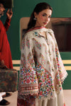 3 Pc Unstitched Embroidered Linen Suit