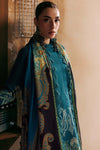 3 Pc Unstitched Embroidered Linen Suit