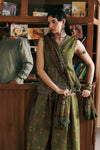 3 Pc Unstitched Embroidered Linen Suit