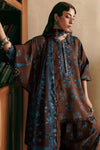 3 Pc Unstitched Embroidered Linen Suit