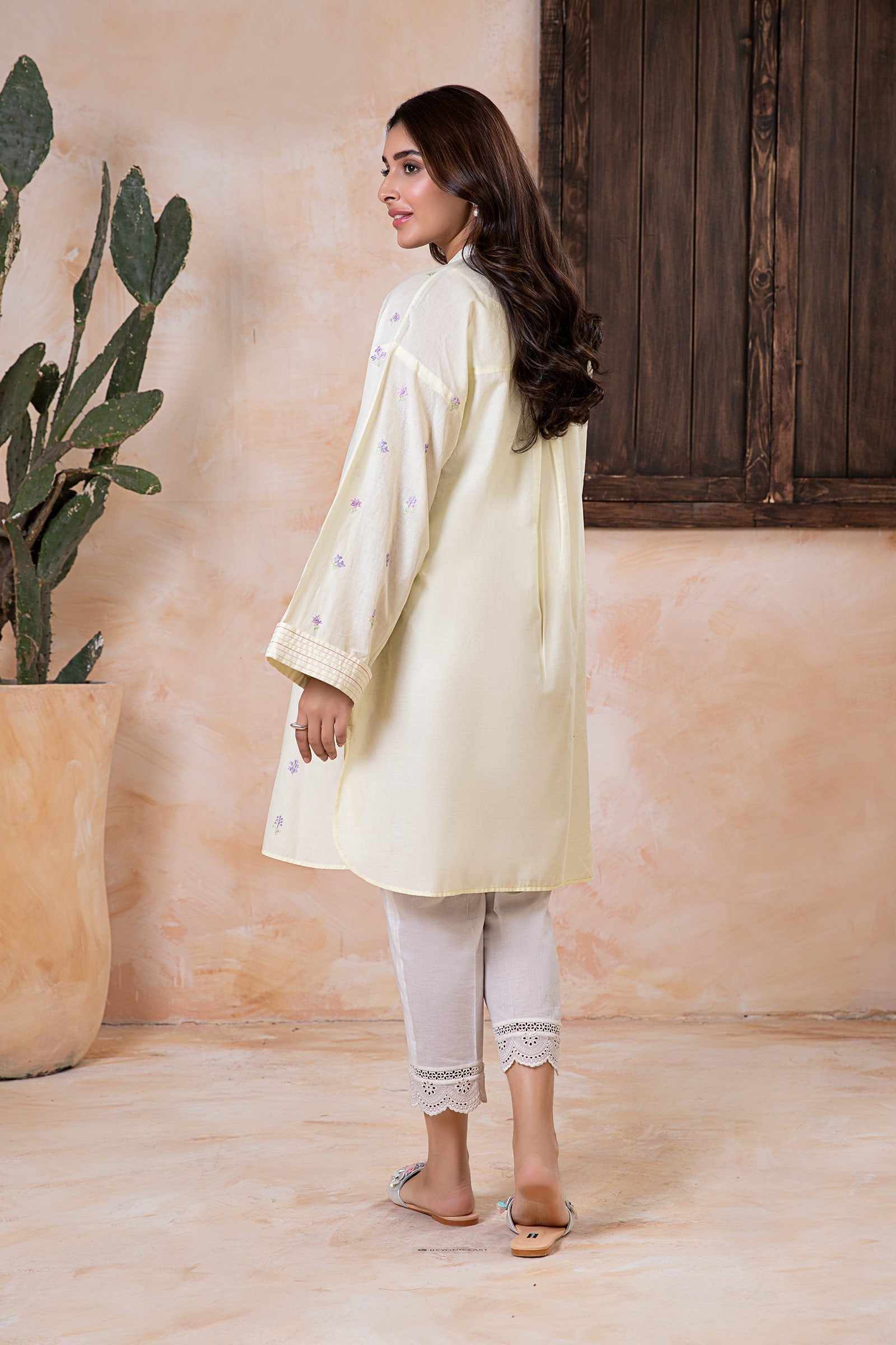 Embroidered Lawn Tunic