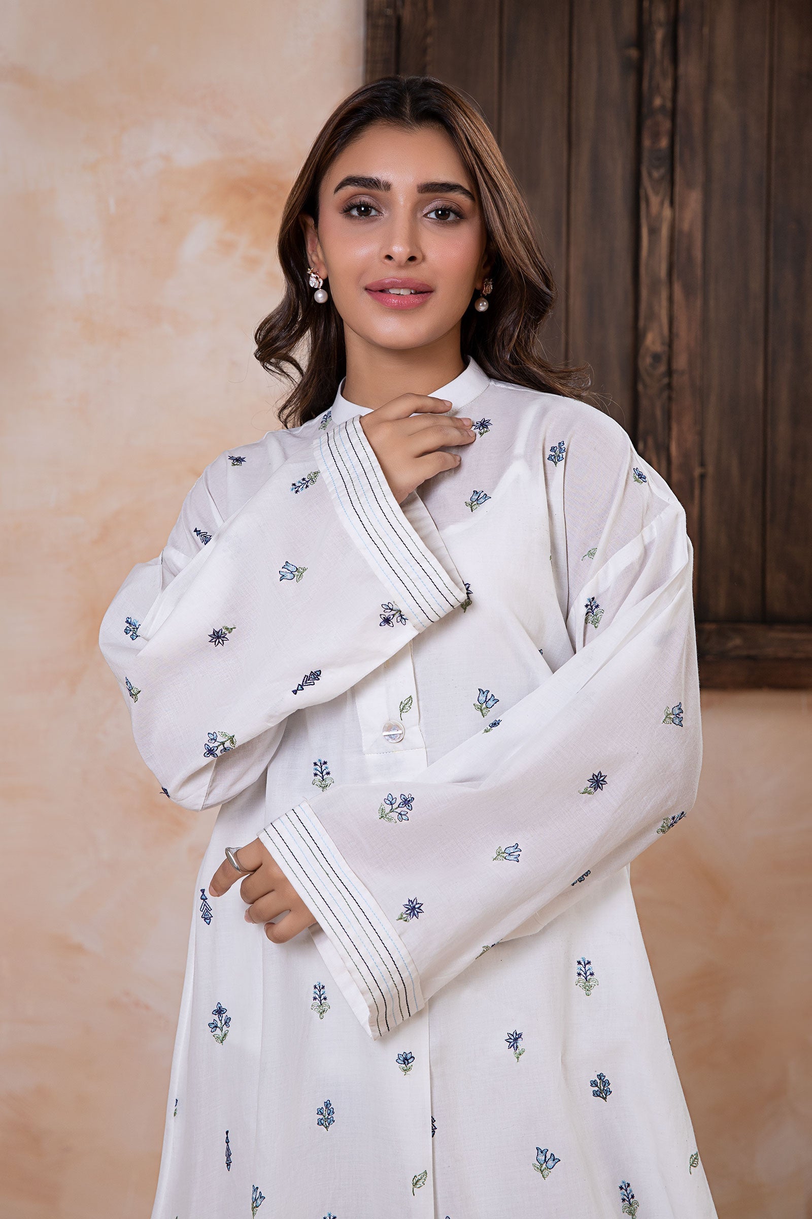 Embroidered Lawn Tunic