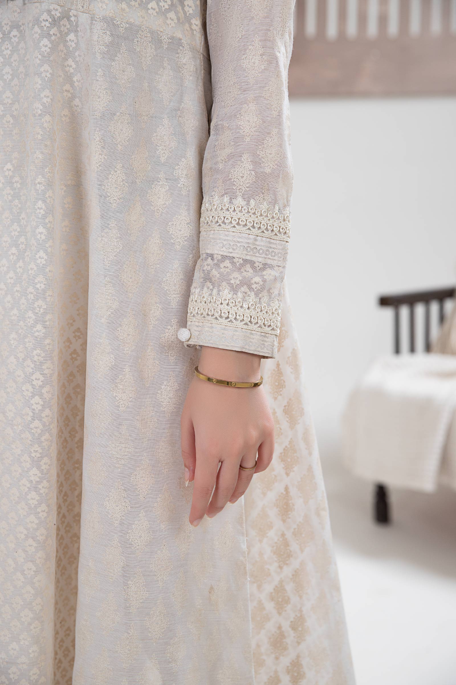 Printed Paper Cotton Frock