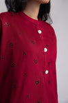 Embroidered Dobby Lawn Co-Ord Set