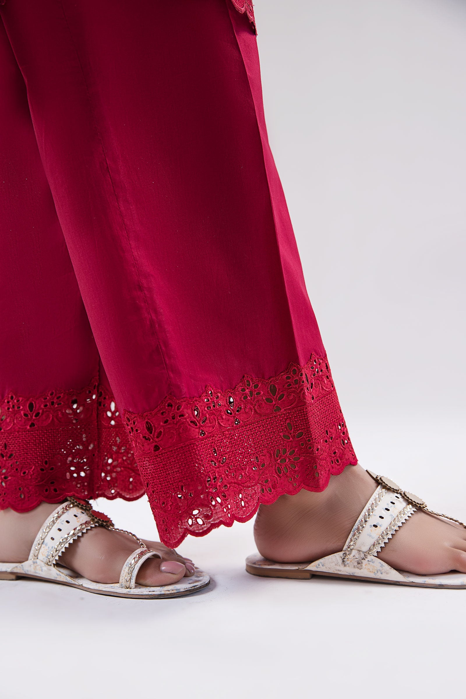Embroidered Dobby Lawn Co-Ord Set