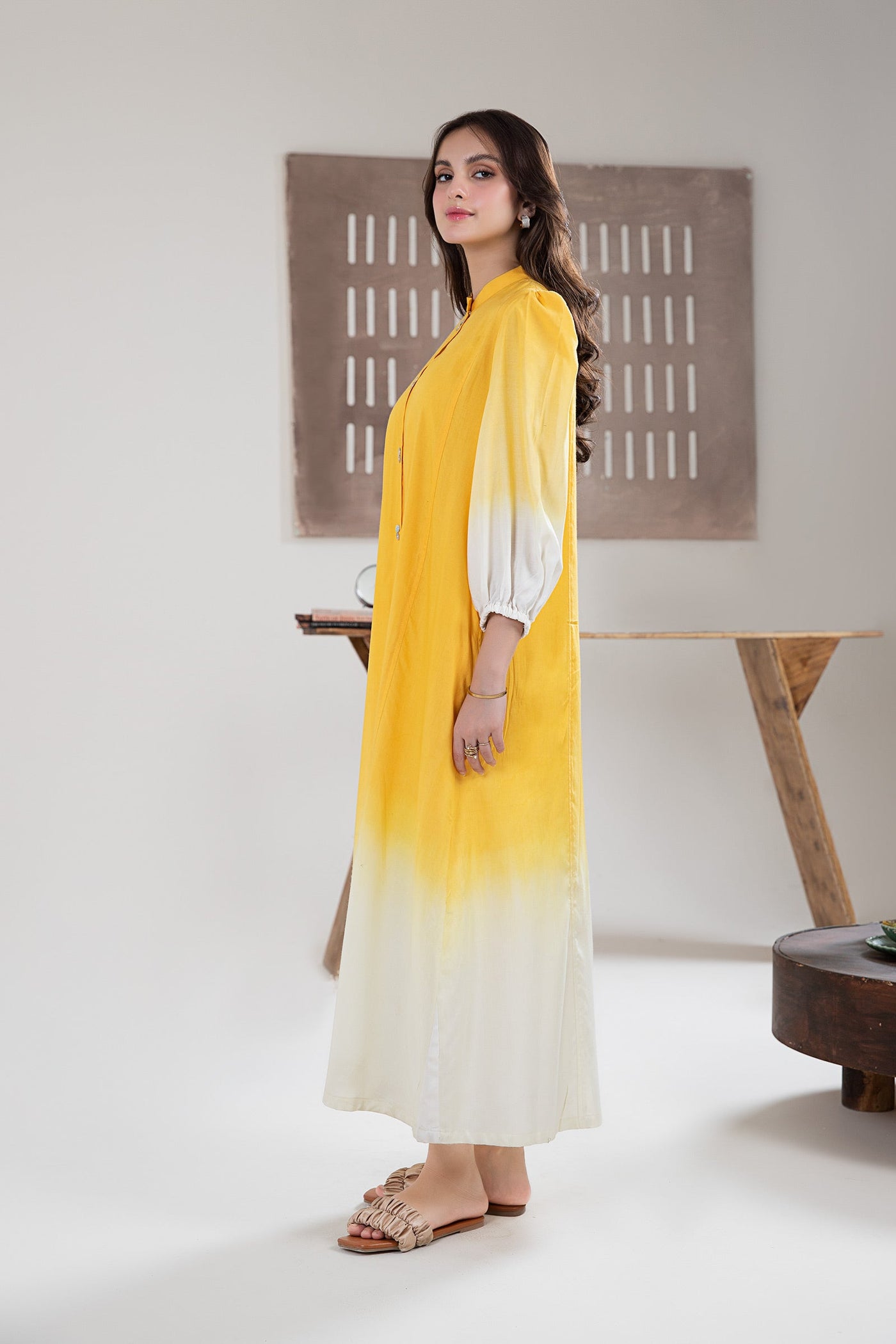 Embroidered Arabic Lawn Tunic | MB-EA24-38