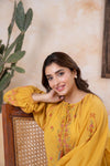 Embroidered Arabic Lawn Tunic