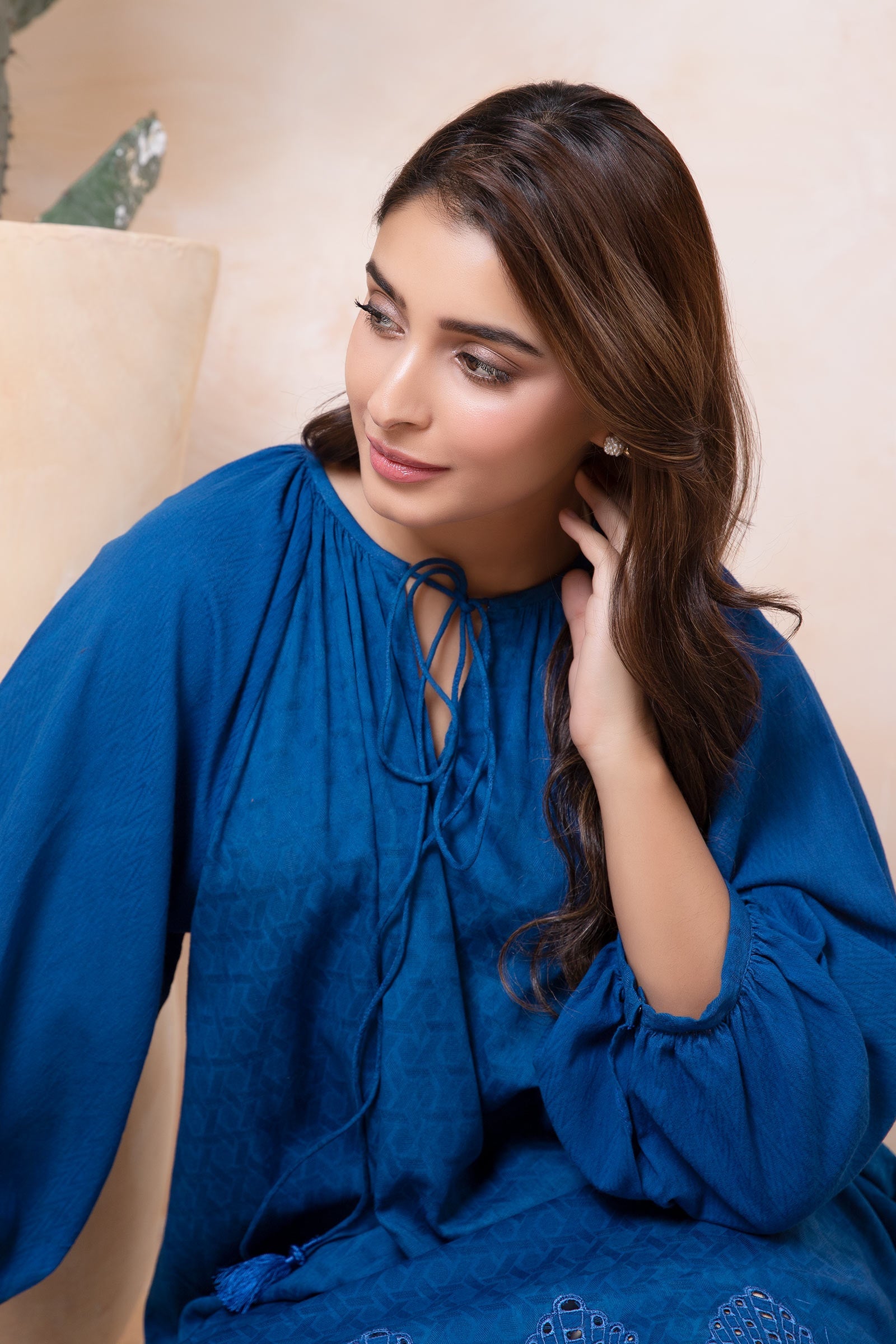 Embroidered Dobby Lawn Tunic