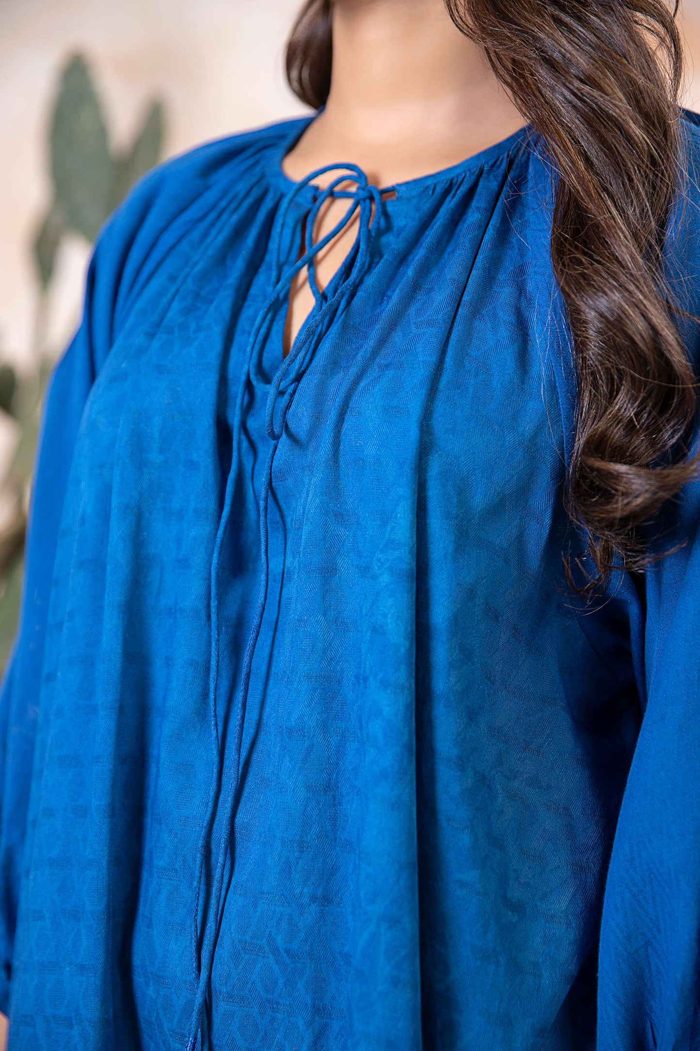 Embroidered Dobby Lawn Tunic