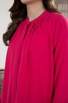 Solid Arabic Lawn Dress