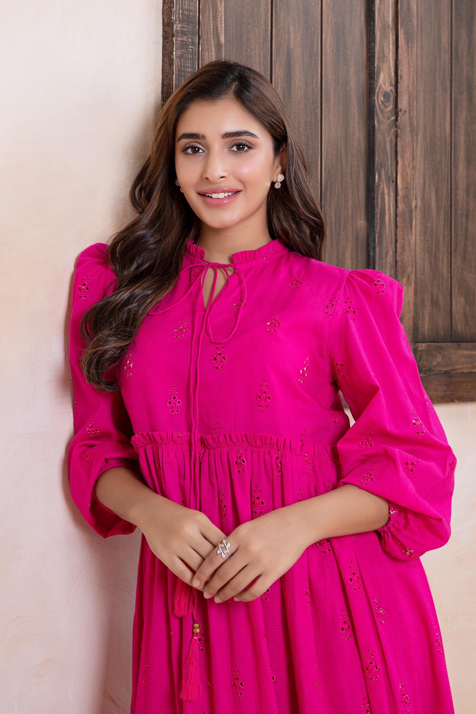 Embroidered Lawn Dress